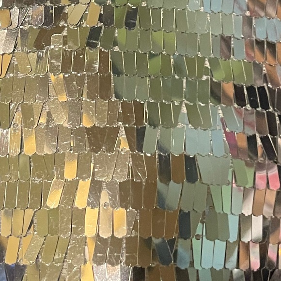 CHRISTIAN SIRIANO NWT Halloween Silver Sequin Plush Weighted Ghost 🪩👻🪩 - Picture 10 of 10